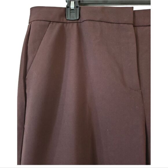 NWT Chico's Flex Waist Modern Tailored Full Length Pants Basic Brown Size 12 R - Picture 6 of 13